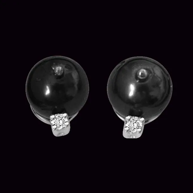 18 karat gold white pearl gemstone handmade earrings at 29800  Azilaa