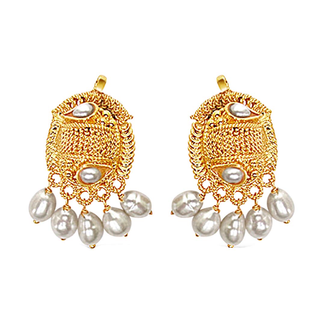 Temple Design Earrings - Buy Temple Design Earrings online at best ...