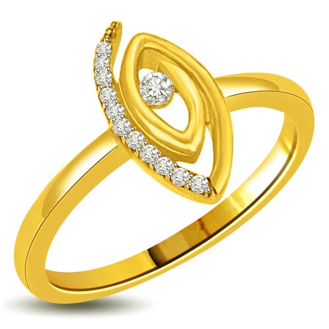 0 16ct Gold Diamond Designor Rings For Ladylove Surat Diamond Jewelry