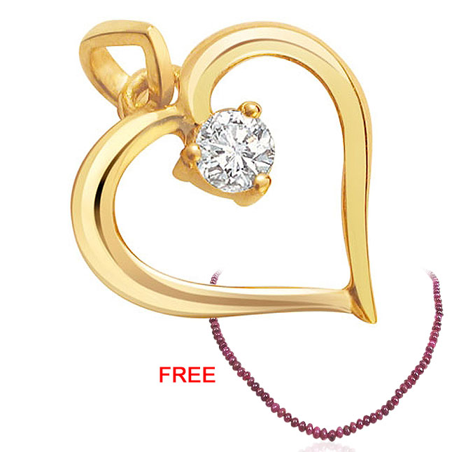 pendant diamond solitaire