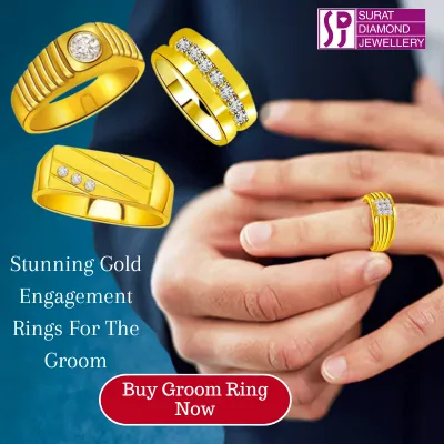 Gold-Engagement-Rings-For-The-Groom