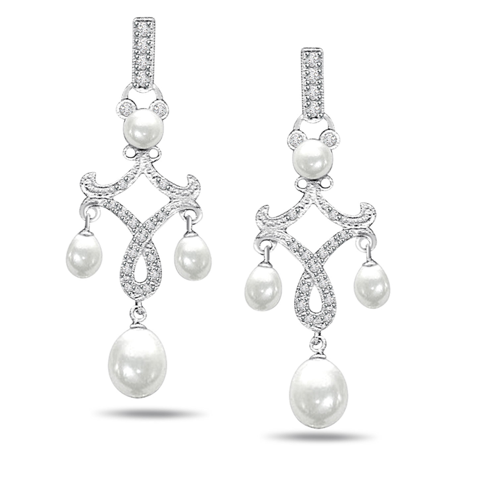What are 7 earrings to wear with a pearl necklace? - Quora