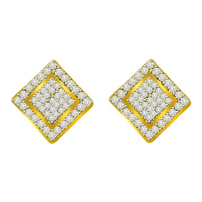 0.50cts Diamond Gold Earring (ER334)