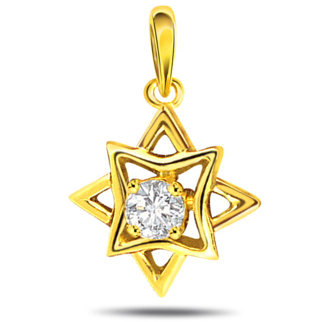 Delectable Adornment - Real Diamond Pendant (S267P)