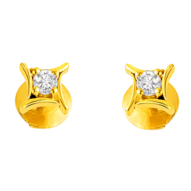 Beautiful Belle Diamond Earring Studs (S272) 