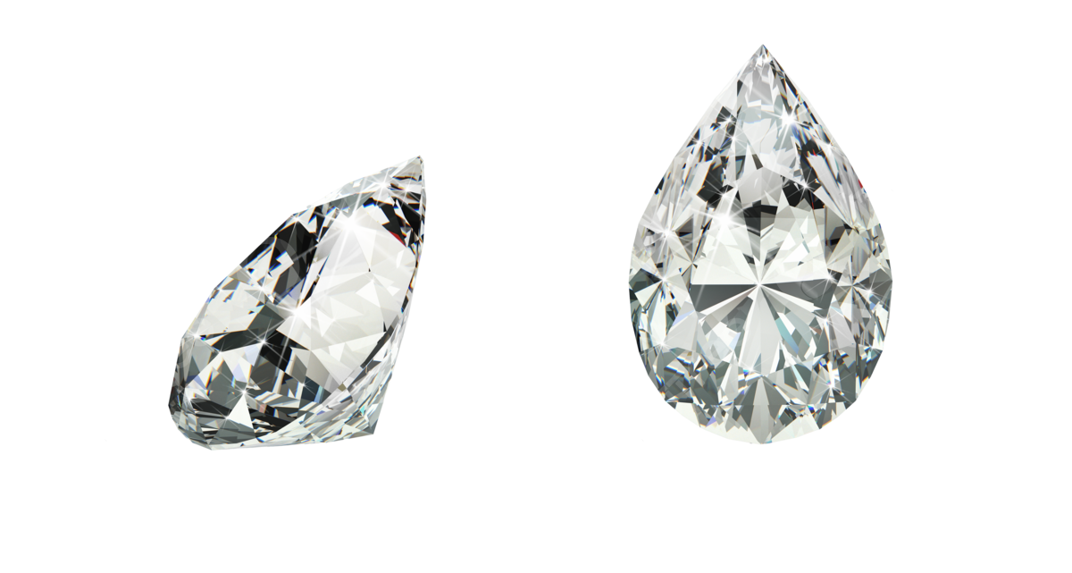 Pear cut Diamond