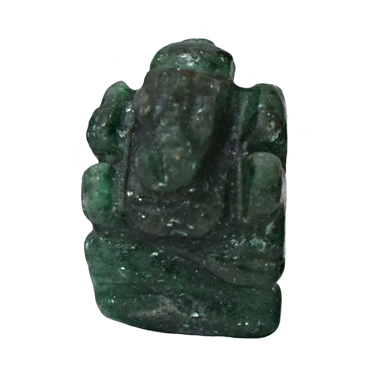 47.94 cts Lord Ganesh God Ganpati Ganesha Real Natural Jade Idol Murti (SGP79)