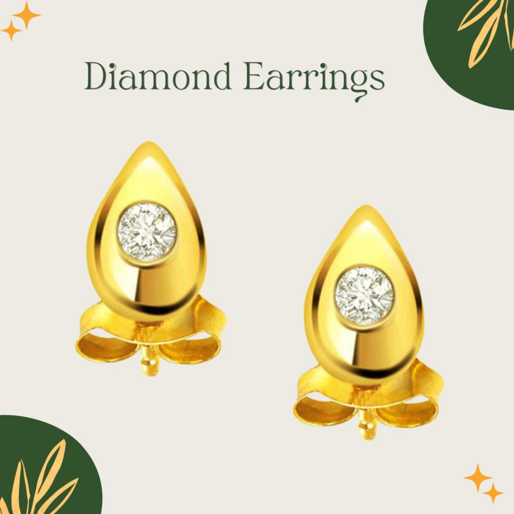 Royal Grace - Real Solitaire Earrings (ER107)