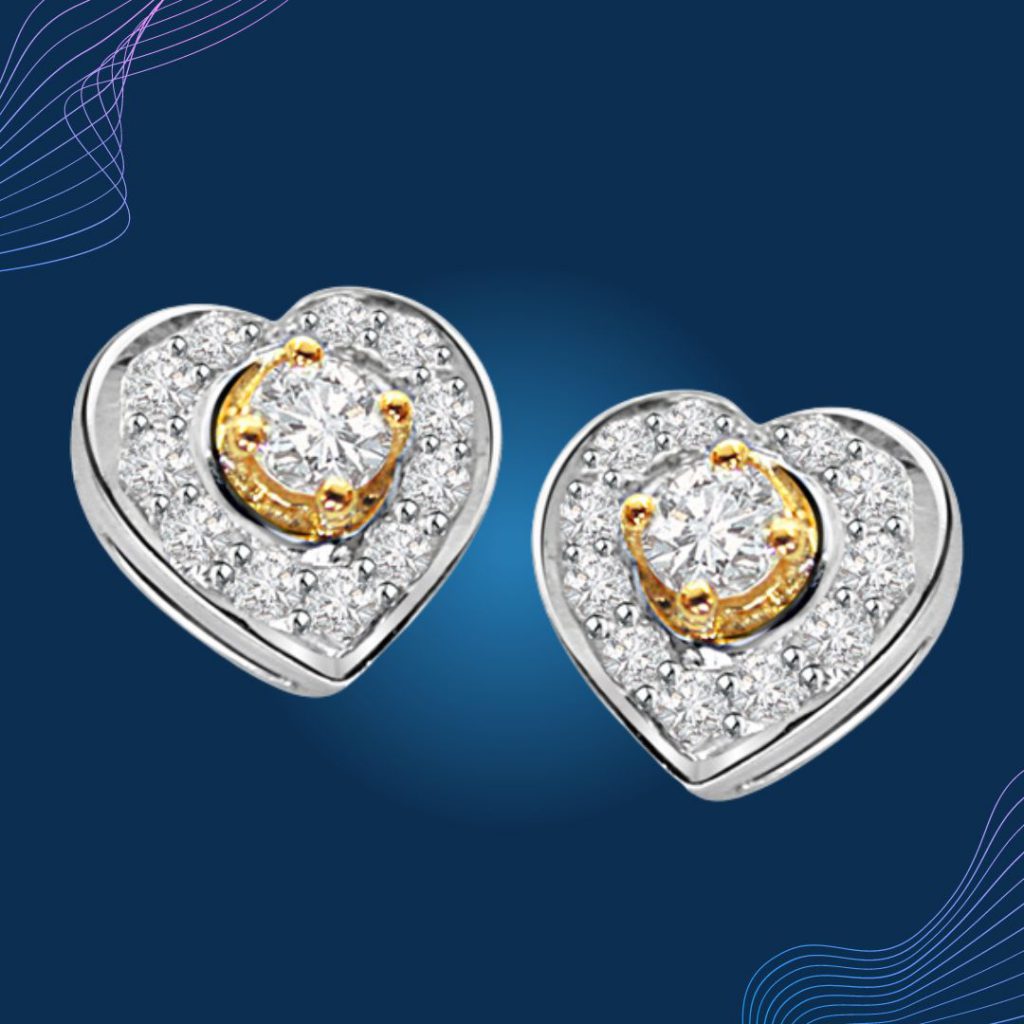 Hearts Surprise Diamond Earrings (ER54)