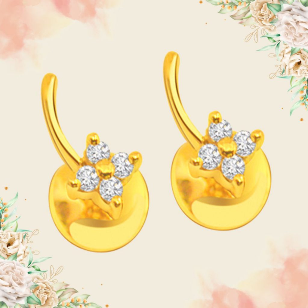 Starry Night - Real Diamond Designer Earrings (ER60)