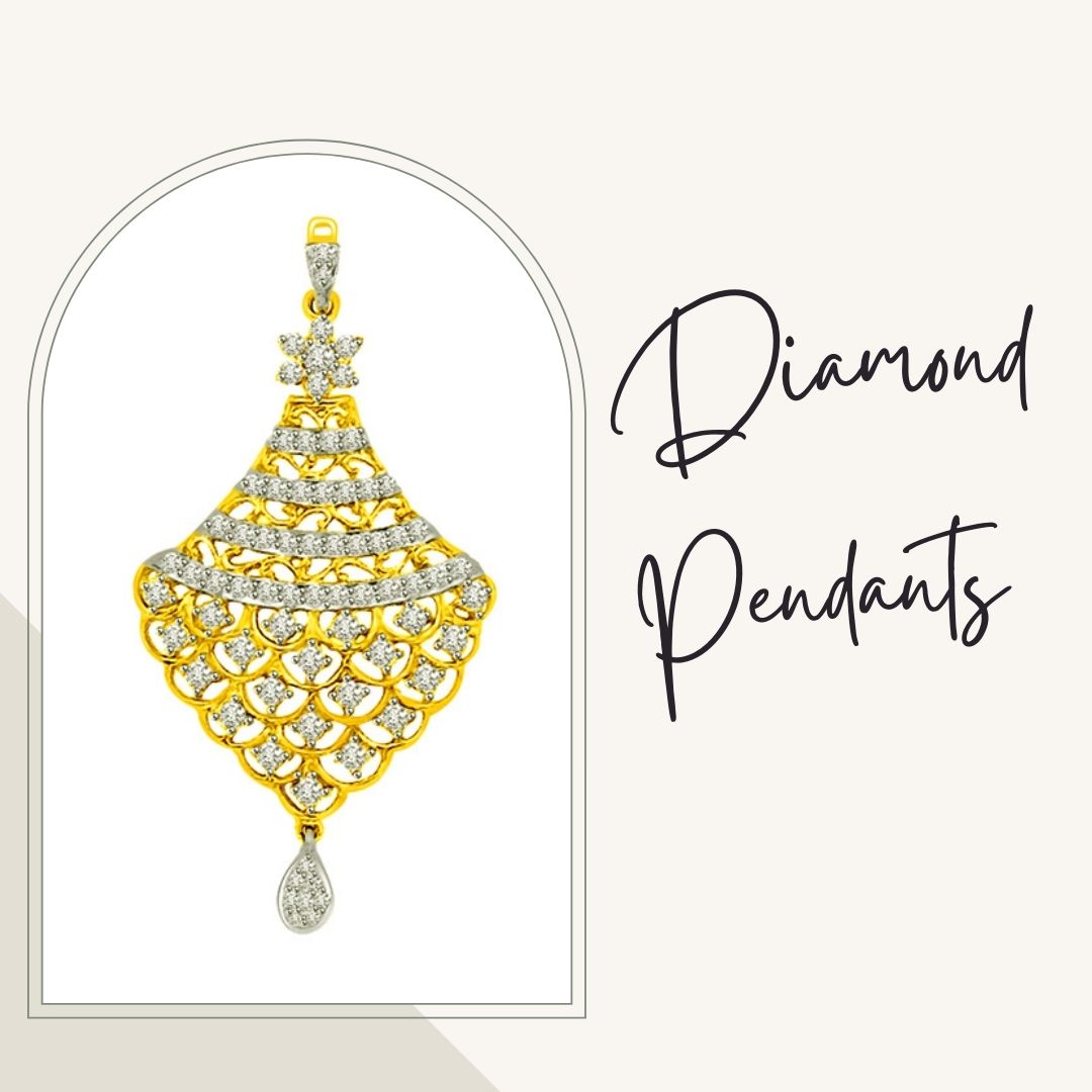 Indian Royalty - Real Diamond Pendant (P1227)