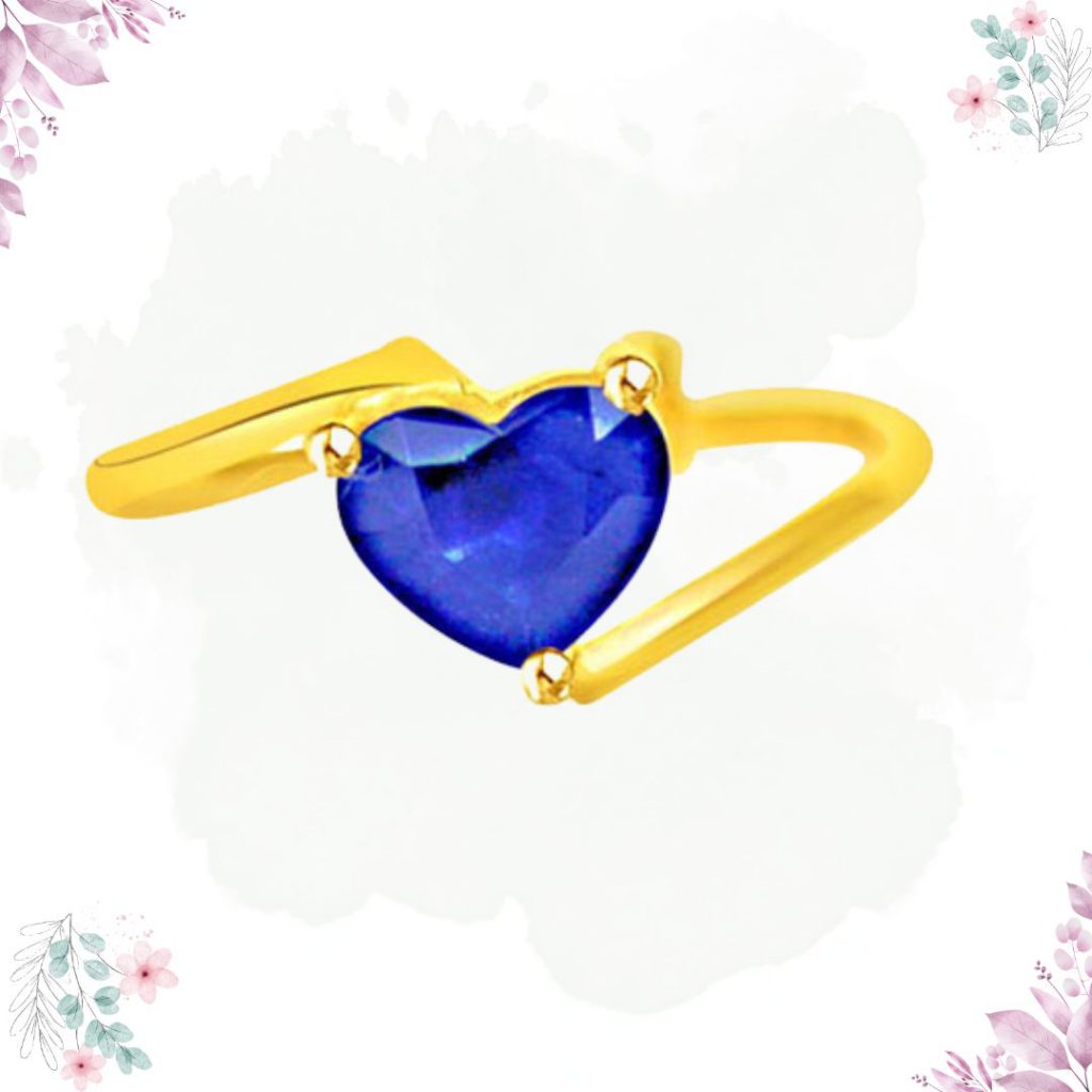 Sweet Angelic Dream - Sapphire Gold Ring (SDR37)