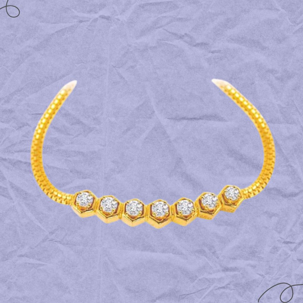 Shinning Stars Beautiful Diamond Necklace (DN1110)