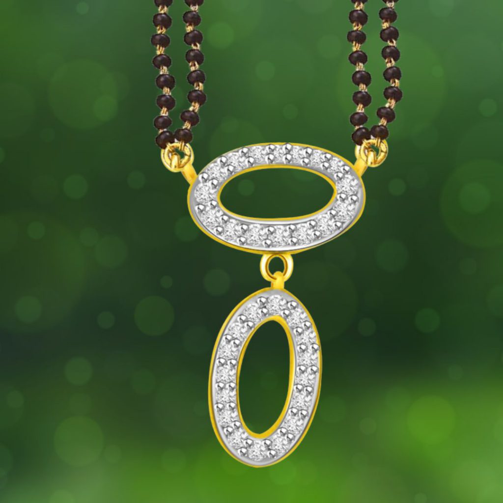 The Power Of Love Two Tone Diamond & Gold Pendant (DN194)