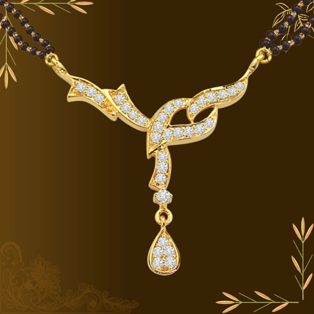 A Marvelous Diamond & gold Necklace Pennant (DN64)