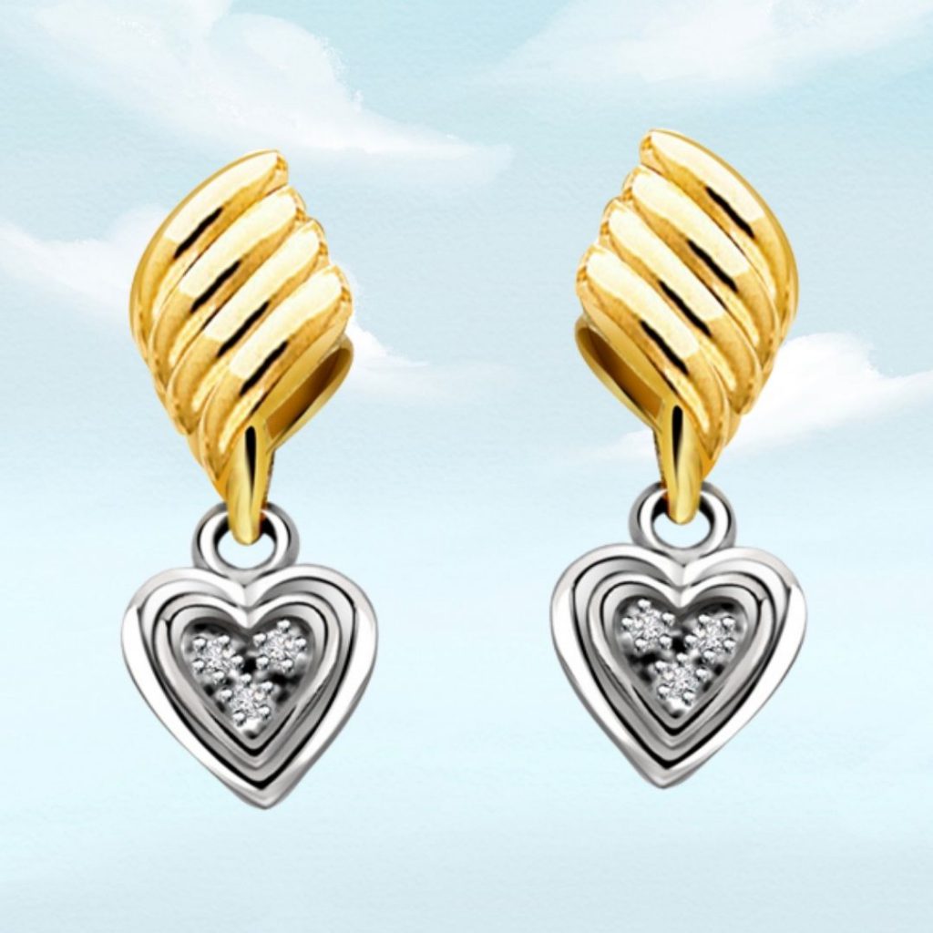 Hearty Surprize - Real Heart Shape Earrings (ER131)