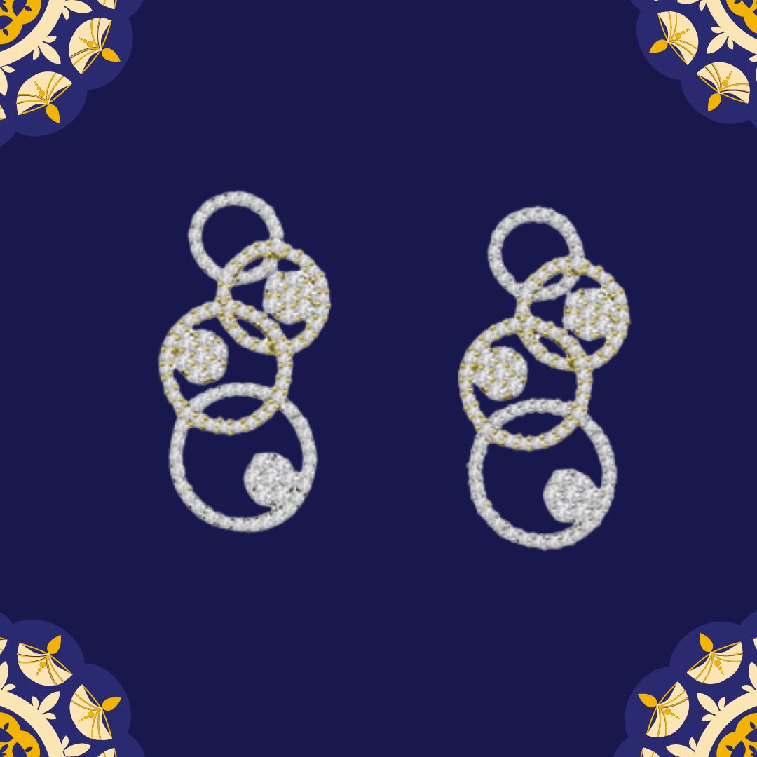 2.36cts Designer Diamond Earrings (ER356)