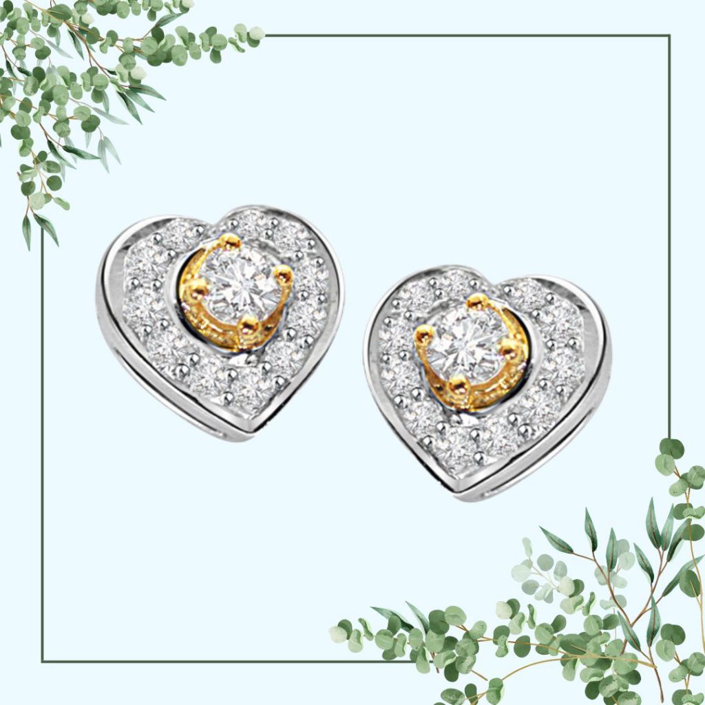 Hearts Surprise Diamond Earrings (ER54)