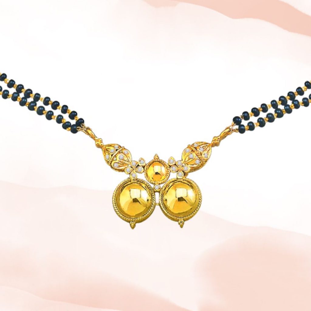 Beautiful Bloom - Real Diamond Mangalsutra (S281)