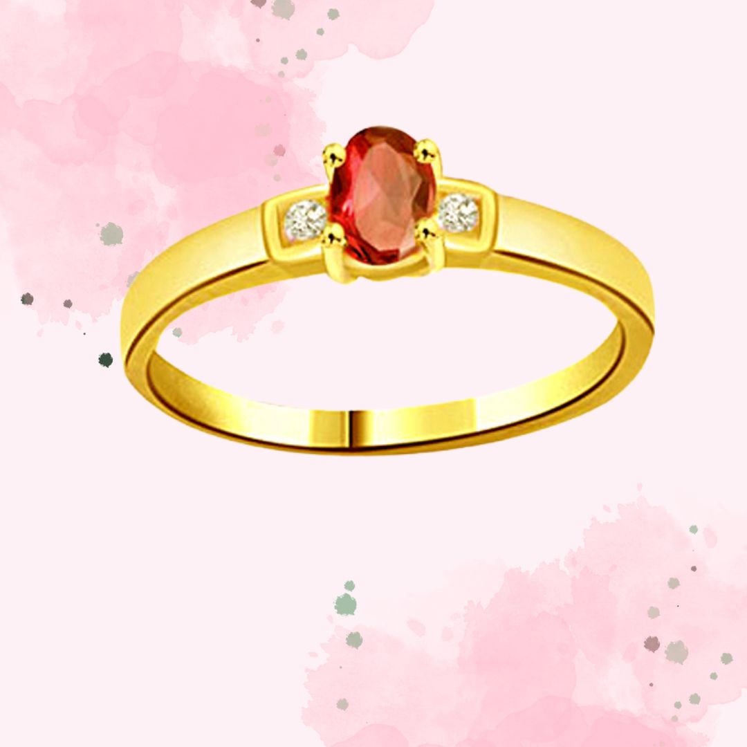 Classic Real Diamond & Ruby Ring (SDR998)