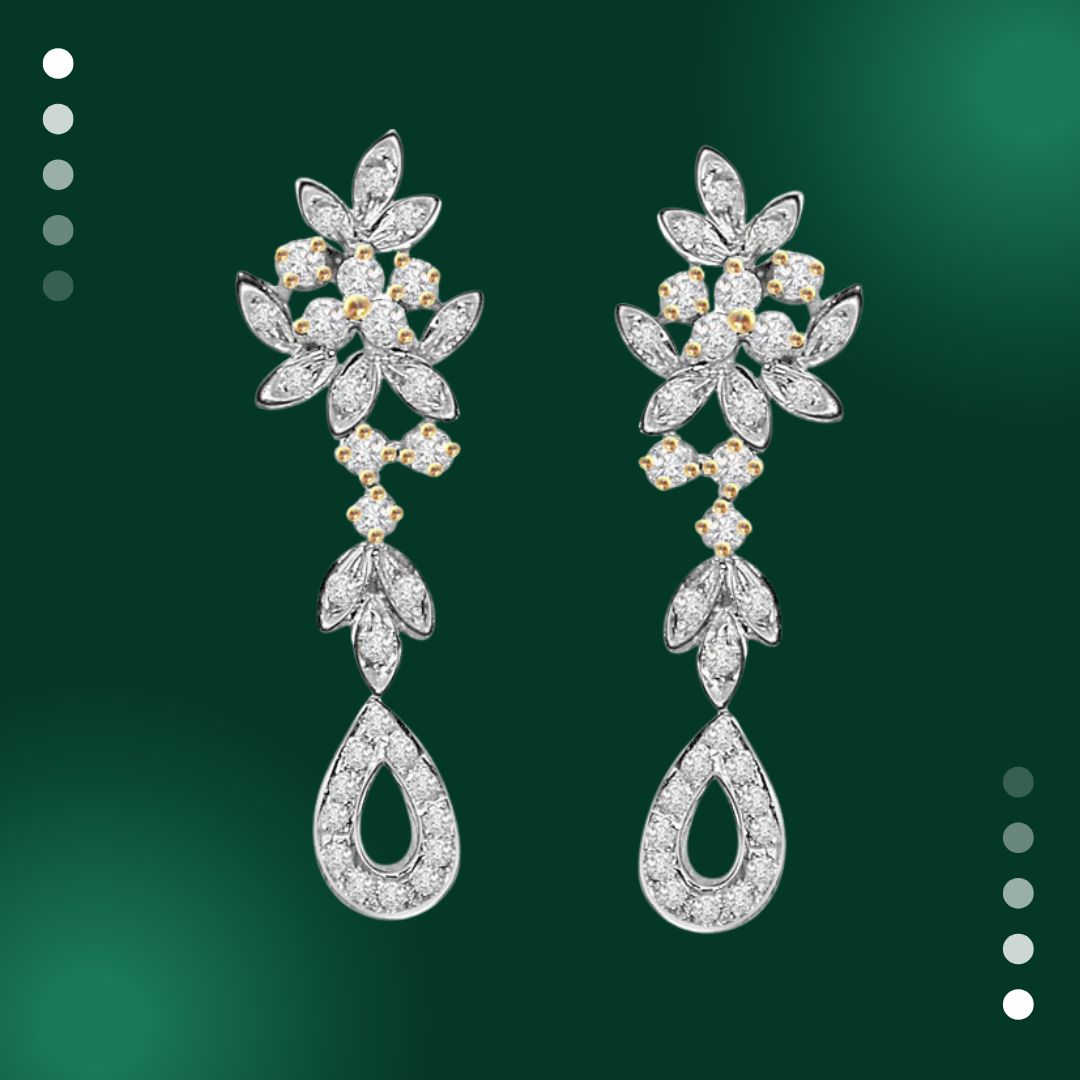 A Bride's Wish - 0.68cts Diamond Earrings (BT19)