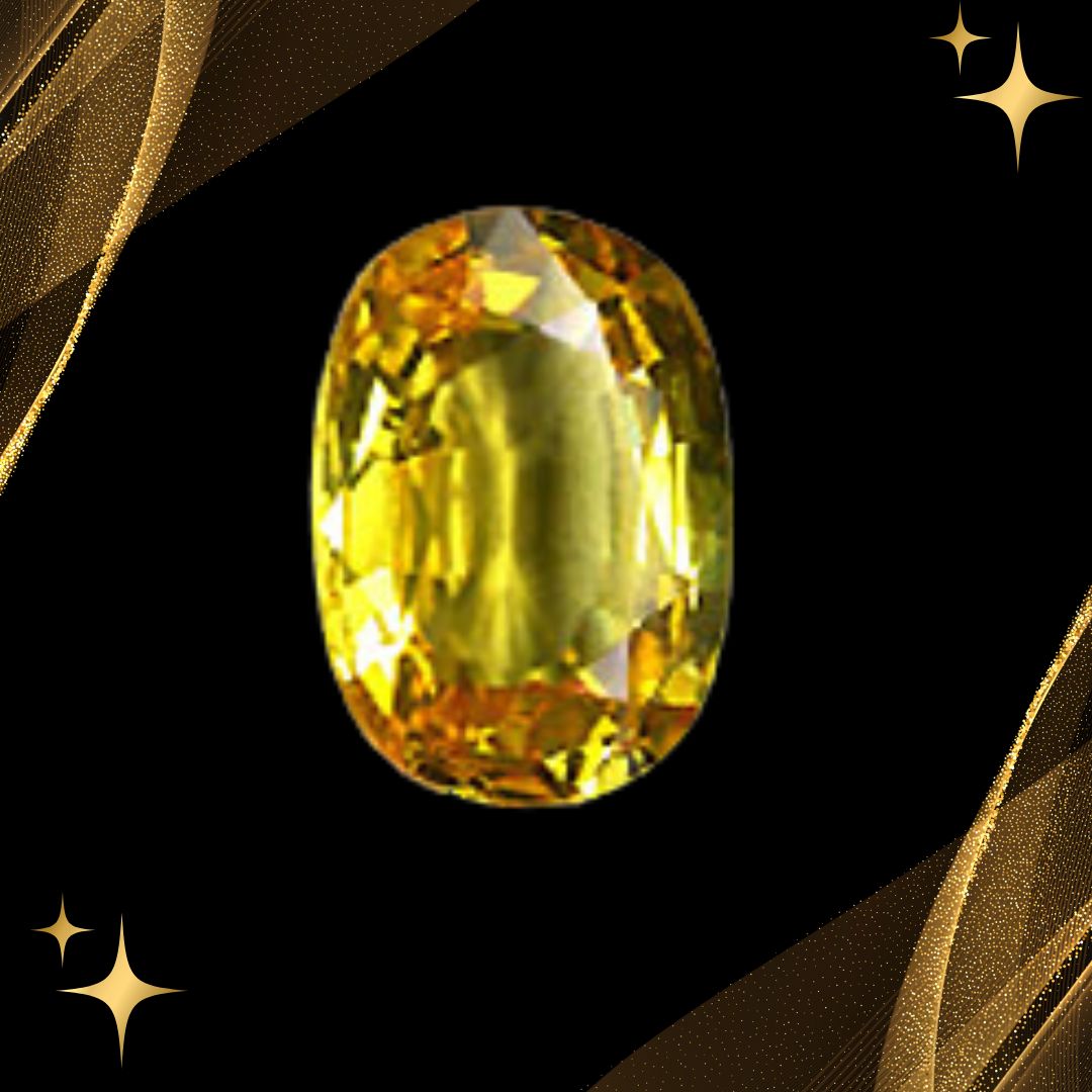 1.00ct AAA Grade Loose Yellow Sapphire Stone (LYS2)