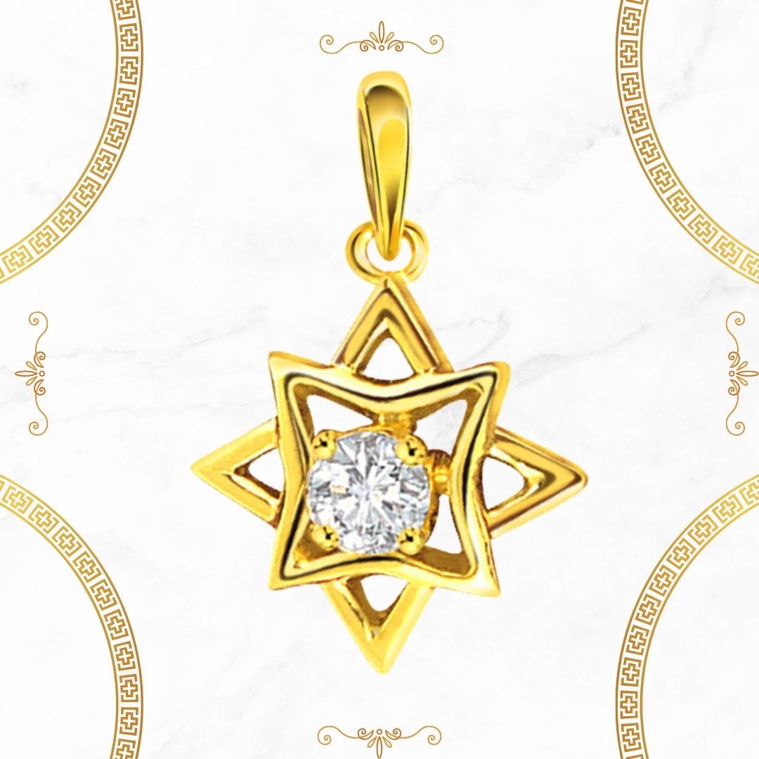 Delectable Adornment - Real Diamond Pendant (S267P)