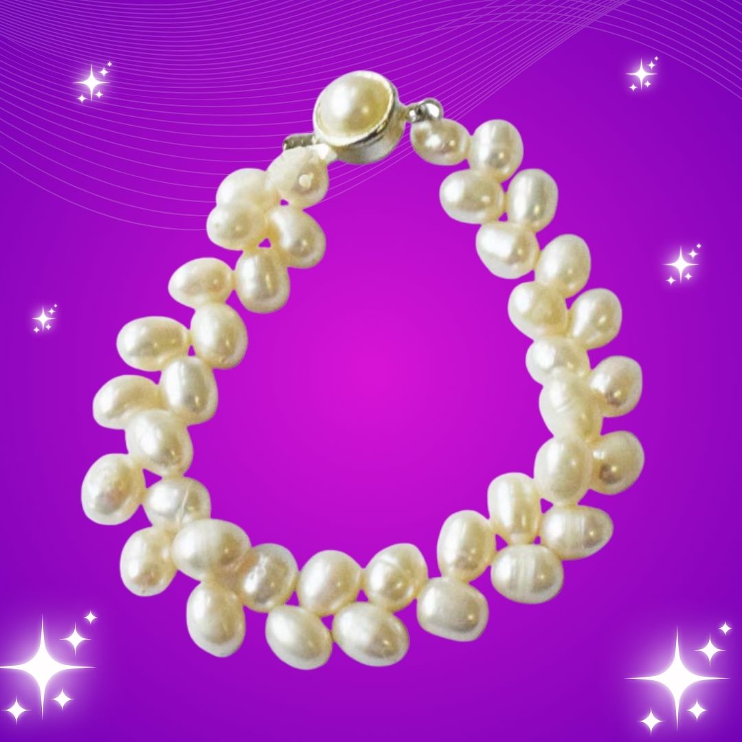 Pearl Whisper: Freshwater Pearl Delight Bracelet (SB81)