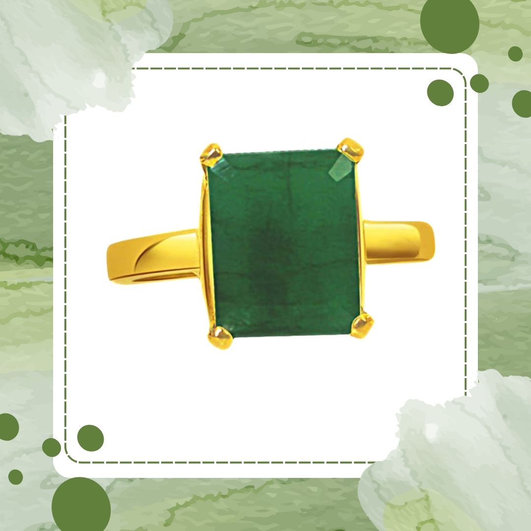 Emerald Magical Moments - Real Diamond Ring (SDR61)