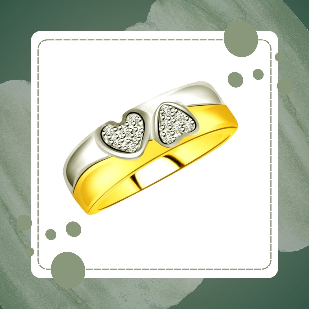 Heart Shape Real Diamond Ring (SDR752)