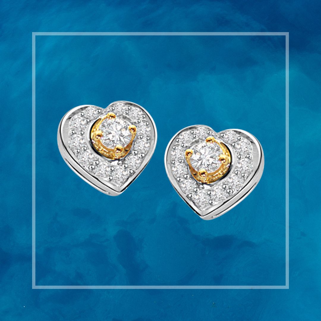 Hearts Surprise Diamond Earrings (ER54)