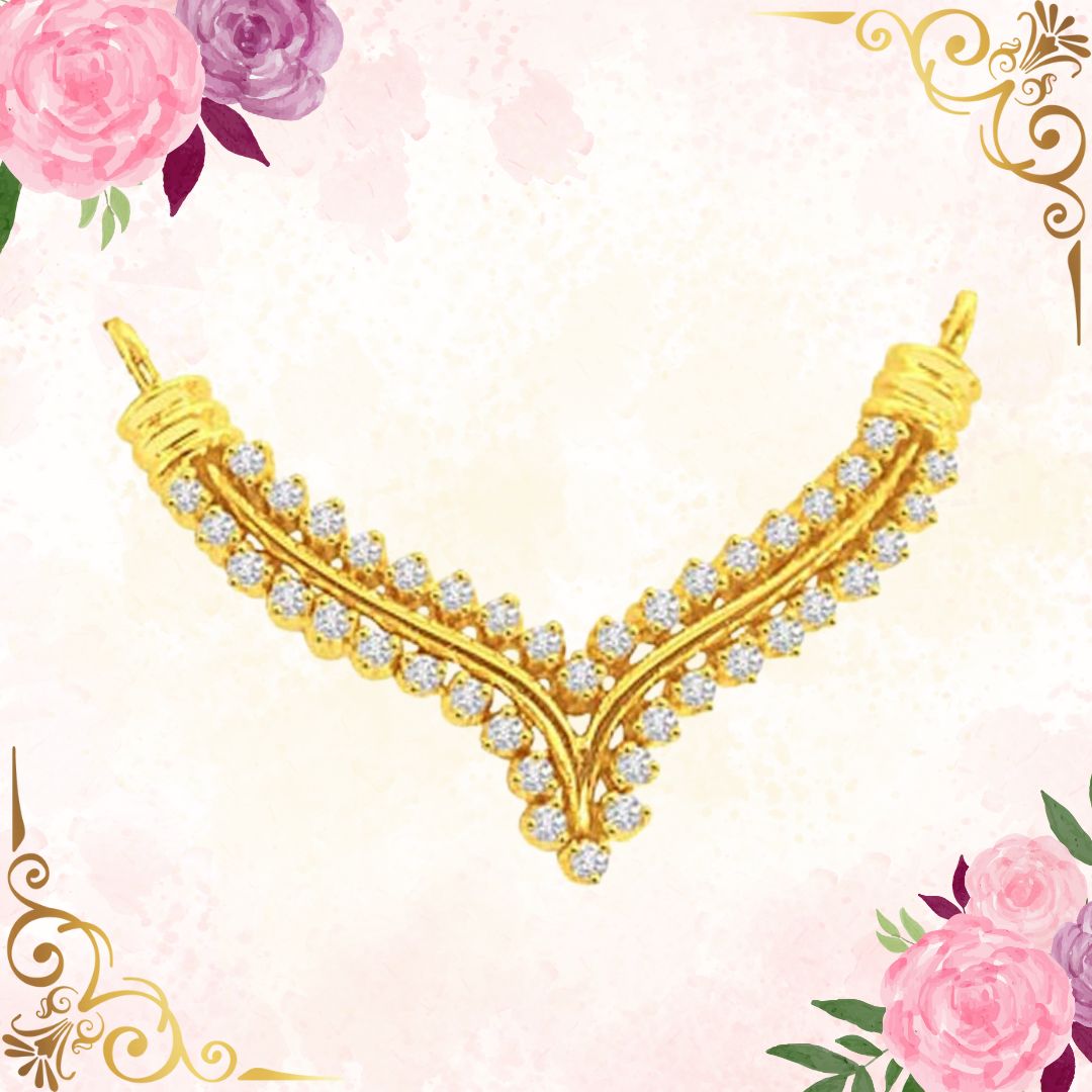 Endless Elegance: Stone-Studded Infinity Diamond Necklace Pendant (P2648)