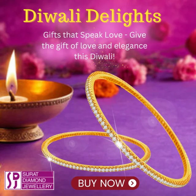 This Diwali, Don’t Just Light Up Your Home—Sparkle Too!

Why settle for ordinary when "Surat Diamond" brings you extraordinary? This Diwali, elevate your style with "gold and diamond jewellery" crafted to steal the spotlight. Whether it’s "bridal gold earrings" for a grand celebration or "diamond-studded earrings" for every festive gathering, Surat Diamond’s collection promises unmatched elegance. 

"The festival of lights isn’t complete without the right sparkle."

From "Diwali stud earrings in gold" to jaw-dropping two-tone diamond pieces, there’s something for every style. Plus, don’t miss our "exclusive offers" and flash sales—because looking fabulous shouldn’t cost a fortune!

"Shop Now" and let Surat Diamond make this Diwali your most dazzling one yet! 

Click on : https://www.suratdiamond.com/diwali-special.aspx